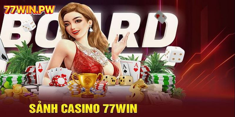 77win cung cấp nhiều trò chơi casino khác nhau